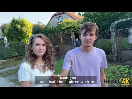 Hunt4k . Delicious Una Fairy Is Not Too Shy And Showcased Her Tits And Twat In Society