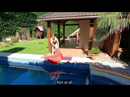 Fat Hooters Latina Mummy Rectal Nail By A Pool Guy