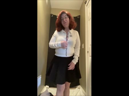 Ellie Attempts On Fresh Clothes