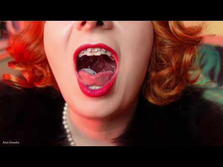 Giantess Vore Fetish Flick - Tonguing Chocolateman