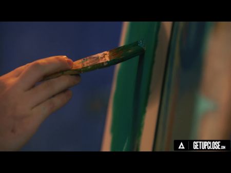 Up Close - Pov Bored Painting You , Pawg Artist Anna Claire Clouds Would Rather Rail Your Bwc Instead