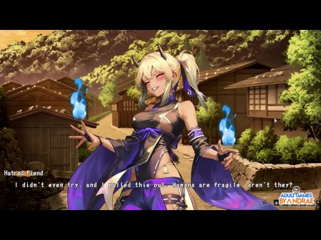 ep9: doble paja con los pies con manari y yutaka medio demonio shinobi 