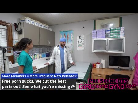 3 Damsel Nurses Are Made To Explore Each Other Under Watchful Eye Of Masculine Physician Tampa At Girlsgonegynocom !