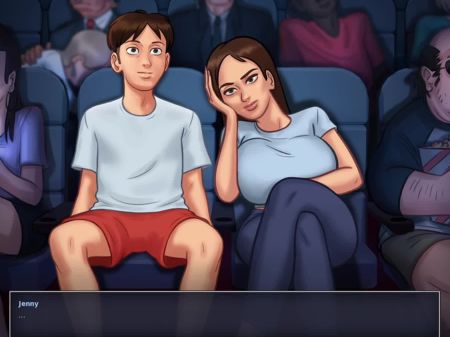 Ich und meine Stiefschwester hatten viel Spaß im Kinosaal und es gefällt mir. Sommersaga 