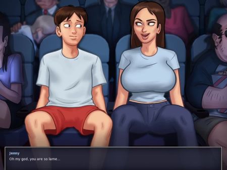 Me And My Step Sista Had A Fun In Film Hall And I Like It . Summertime Saga