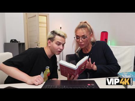 Mummy Professor Came To The Dorm And Had Joy With 2 Youthful Pricks