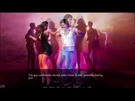 ثنائي الحب والشهوة للزوجين # 7 جعل نيت يأكل قرنية على حلبة الرقص ... التقى نيت ببعض الرجال في الحانة 