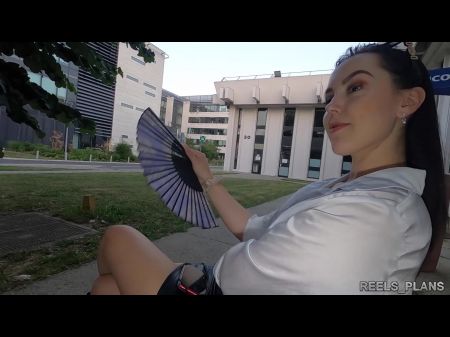 Thick Booty Spanish Office Worker Fucked In The Street And In The Motel By 2 Strangers !