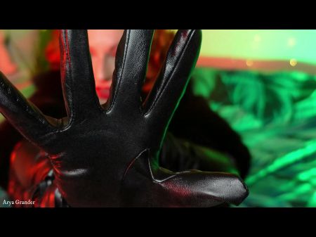 Gloves Fetish - Long Asmr Movie - Masturbate Off For Attractive Clip Up Queen !