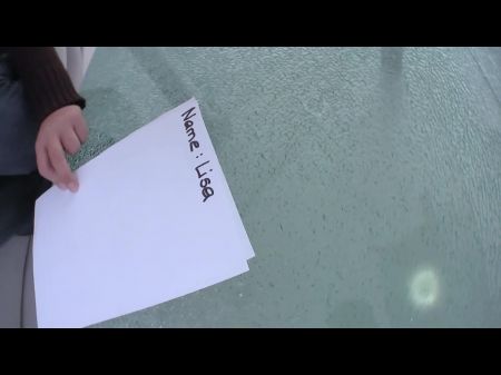 lisa beim ersten casting 