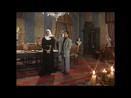 French Nun Gets Ravaged In The Bum , Upscaled To 4k