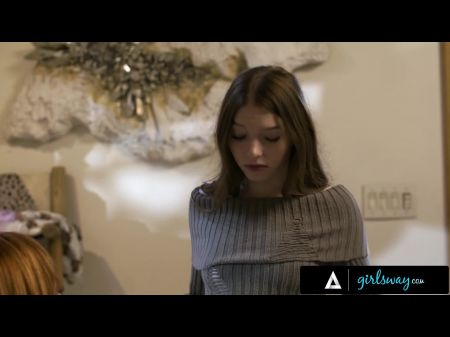 Super-naughty Sandy-haired Mummy Gets Excited By Horny Stepdaughter Myra Bellows