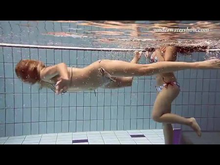chicas tetonas bajo el agua iva brizgina y paulinka 