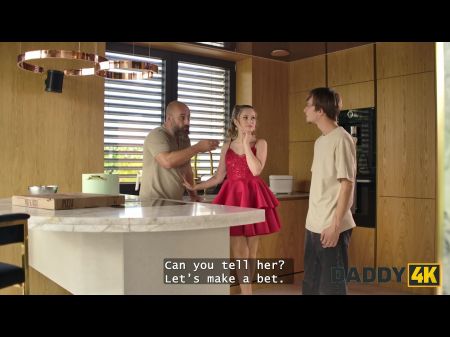 Daddy4k . Little Slut Una Fairy Likes To Experiment With 2 Fuck-sticks In One Apartment