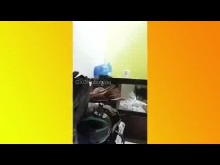 Sri Lankan Office Doll Getting Pulverized By Her Ex - Spouse