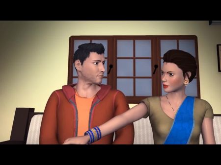 madrasta desi da namorada me fez transar com ela forte (com áudio hindi) 