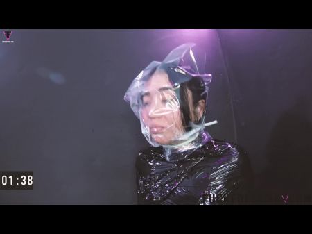 Hd Moni Lee First-ever Mummification Breath Play Bag Swimcap