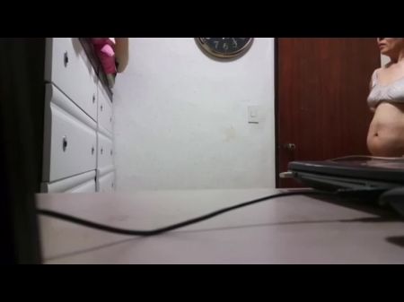 Korean Grannie Changing Clothes