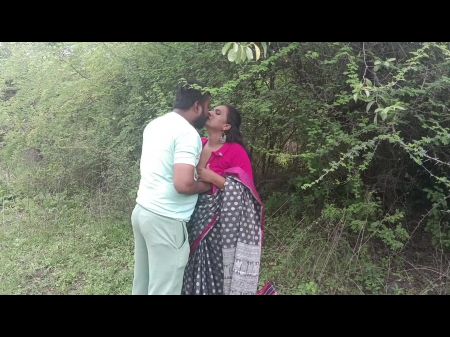 Sperma auf den Arsch der Desi-Indianerin Marathi Kavita, Doggystyle-Fick im Dschungel, Saree-Fick im Freien 