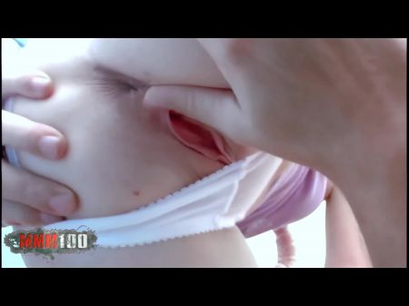 Rooftop Revelry With Slender Light Haired Ava And Terry Kemaco