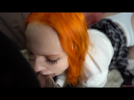 Fine Nearby Friend Consoled The Redheaded Stunner Who Misses Her Hubby