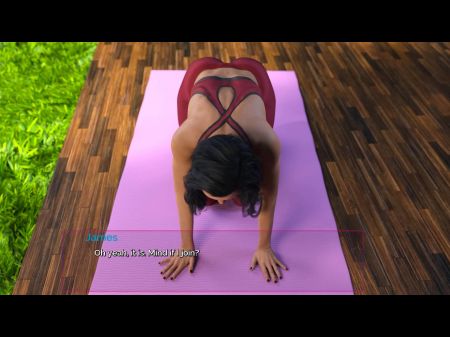 Shut Up And Dance: Indian Landlady Doing Yoga With Her Tenant In The Backyard - Ep52