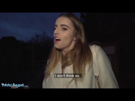 – French Babe Alba Lala Showcases Her Petite Tits On The Street