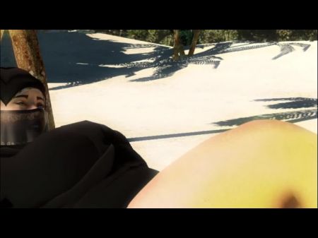 Island Of Lost Thick Arab Muslim Gals Wearing Burqa And Hijab