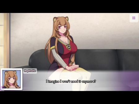 waifuhub s1 #8：他妈的红发 Raphtalia 的紧湿阴部游戏（高清）