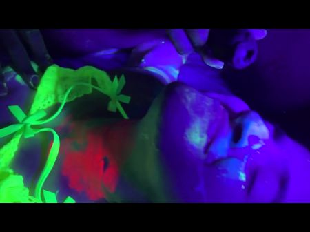 Glow Soiree ! Bukkake Gang-fuck For Cum - Thirsty Breezy - Vanessa Cliff