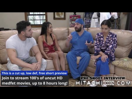 Mia bekommt obligatorische Hitachi-Orgasmen, während zweieiige Zwillinge zuschauen, POV-Version Mia & Xander 