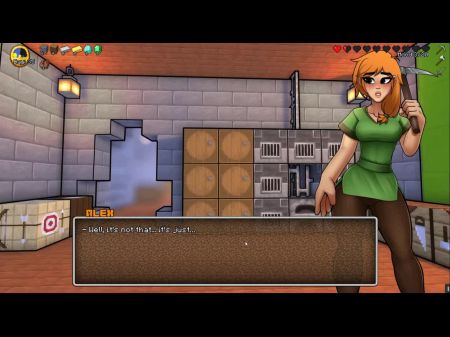 hornycraft محاكاة ساخرة لماين كرافت لعبة هنتاي Pornplay ep.5 راعية البقر تريد أن تلمس خشب الصباح 