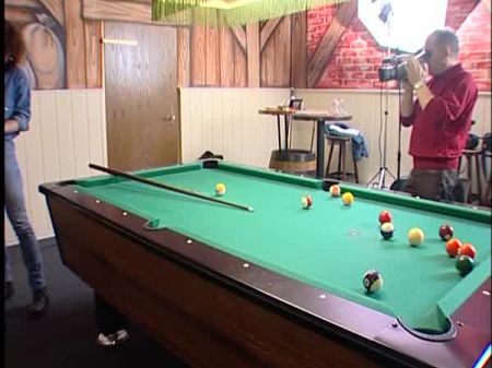 Kicked In The Labia While Playing Billiards