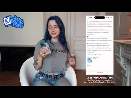 Kein Bedarf an Sex, wenn Sie einen großen Dildo haben. Selbstbefriedigung, Solo, französisches Alt-Mädchen 