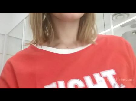 Shopping Completed With Risky Blow Job In Fitting Apartment