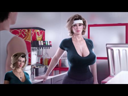 apocalust: madrastra cachonda follándose a una hermosa MILF caliente sedienta de sexo duro, juego hentai 3d 