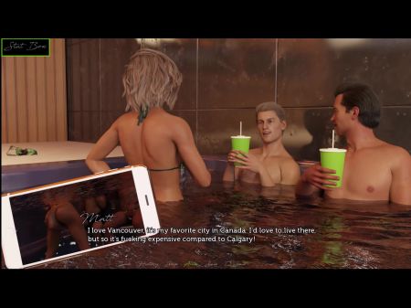 la pareja aventurera #36 matt y james se follaron a anne... nick se folló a anne fuera del jacuzzi... johannes se folló a anne después 