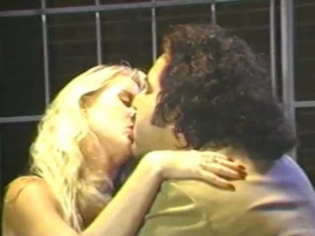 Blonde Hoe Drilled In Prison Cage