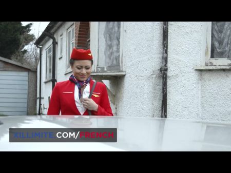 tentación sexual con una azafata 