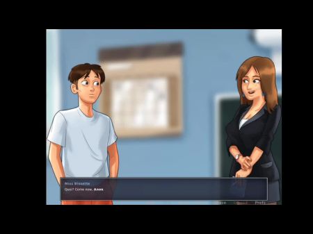 Summertime Saga Kissing Miss Bissette - Gameplay Part 20