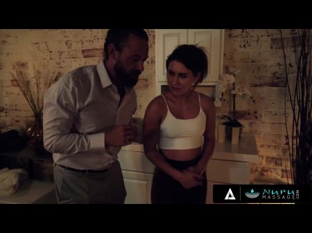 Nuru Rubdown - Uber-cute Masseur Takes Indeed Superb Care Of Her Next Client