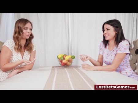 A Undress - Dice Game Turns Into A Crazy Girl-on-girl Gig