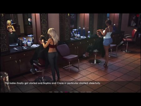Awam día libre 20 parte 4 Sophia mostró sus tetas en la peluquería. 