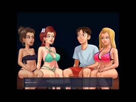 Summertime Saga Cap 39 - The Bottle Game On The Beach