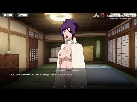 Naruto: Kunoichi Trainer - Massive Breast Teen Anko Mitarashi Gets Master