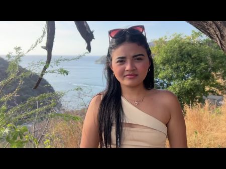 Attractive Tourist Betrays On Her Spouse With A Stranger For Money