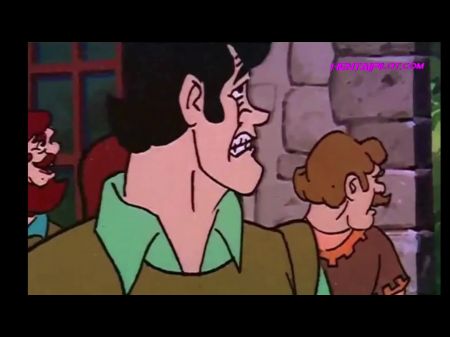 caperucita roja reinas castillo escena gangbang porno de dibujos animados vintage 