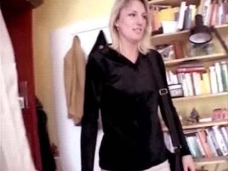 An Incredible Fair Haired Doll From Germany Enjoys A Bottle Inside Her Hairy Poon