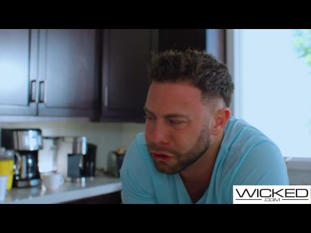 Wicked - Couple Put Their Differences Aside & Invite Superb Light Haired For Triple Sex