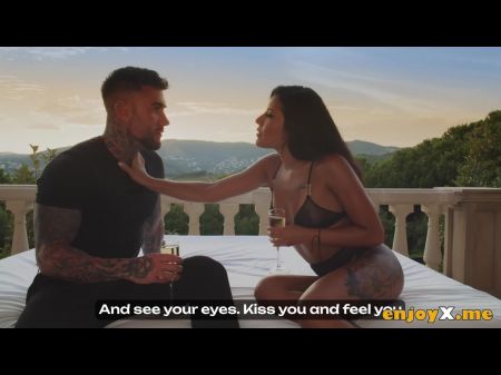 andrea retali y su hermosa puesta de sol en el fondo dan una orgía de amor excepcional porno duro al rojo vivo 